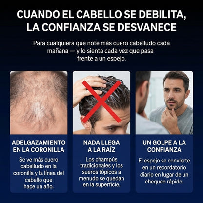 Luren NovaHair™ Kit Microinfusión con Sérum | Crecimiento real desde la raíz